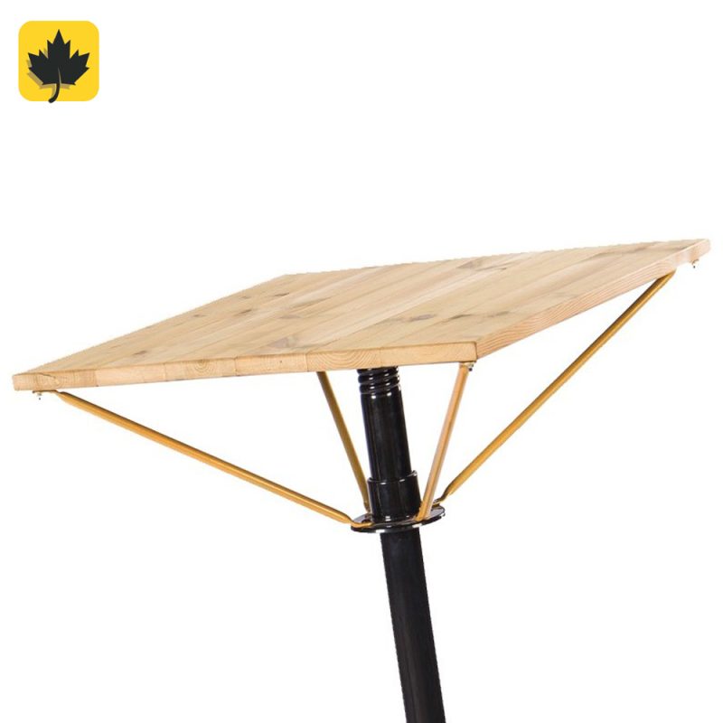میز تک پایه مربعی رویه ترموود نهال سان