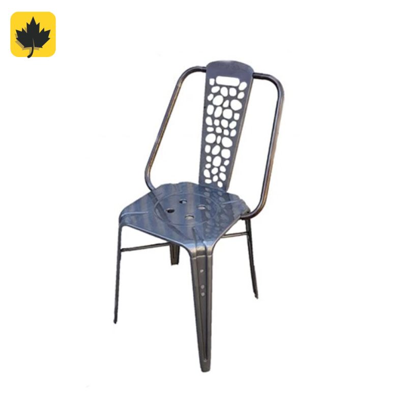 صندلی فلزی نهال سان طرح سنگ مدل نوید ۶۵ سانتیمتر