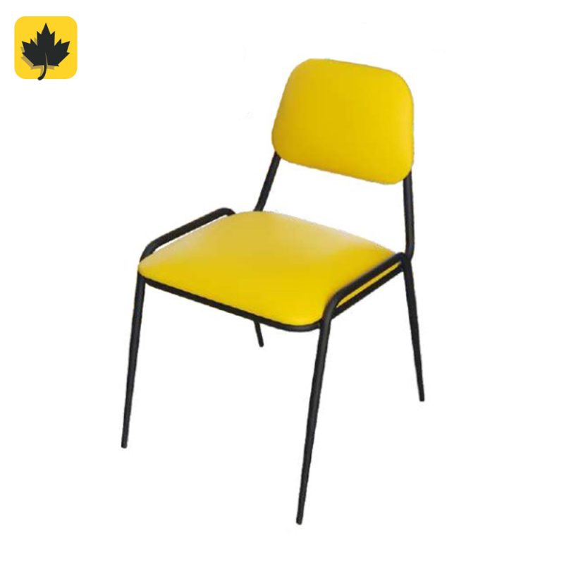 صندلی فلزی پذیرا چرمی