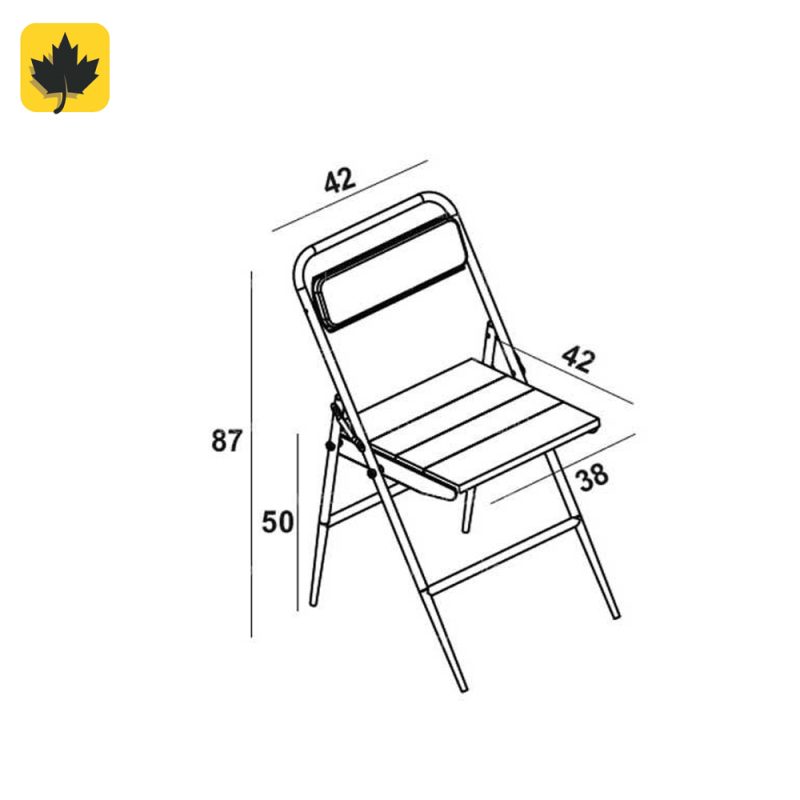 صندلی فلزی تاشو