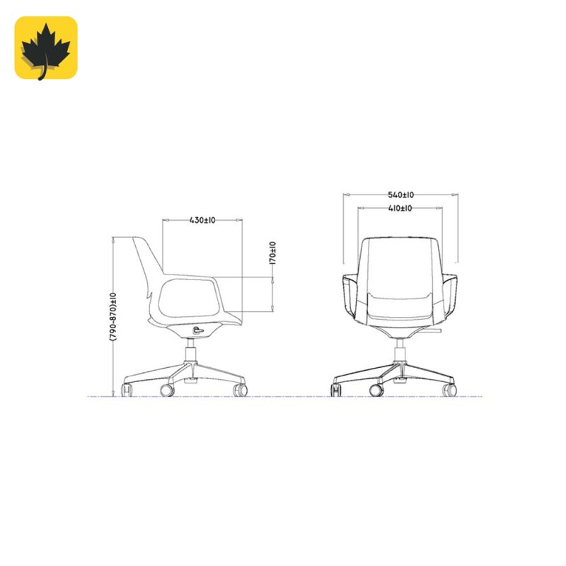 صندلی اپراتوری مدل سول E455 نظری